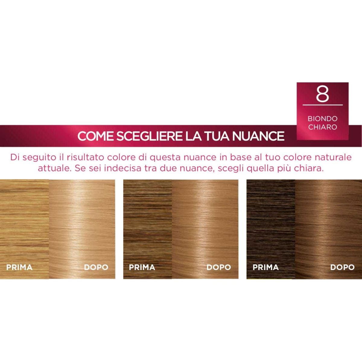 L'Oréal Paris Excellence Tinta Capelli 8 Biondo Chiaro 1 Pezzo  - 5