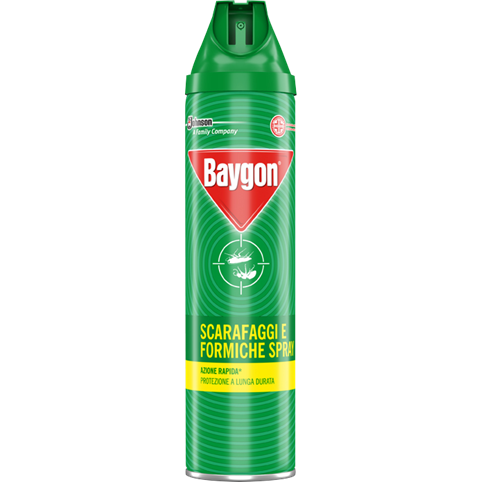 Baygon Insetticida Scarafaggi E Formiche Plus Spray 400ml  - 2