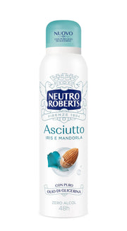 Neutro Roberts Deodorante Spray Asciutto Legno Iris E Mandorla 150ml-1