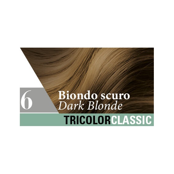Specchiasol Tricolor Classic Colorazione Permanente 6 Biondo Scuro 2 Tubi 50ml + 2 Shaker 50ml + 4 Bustine 8ml-2