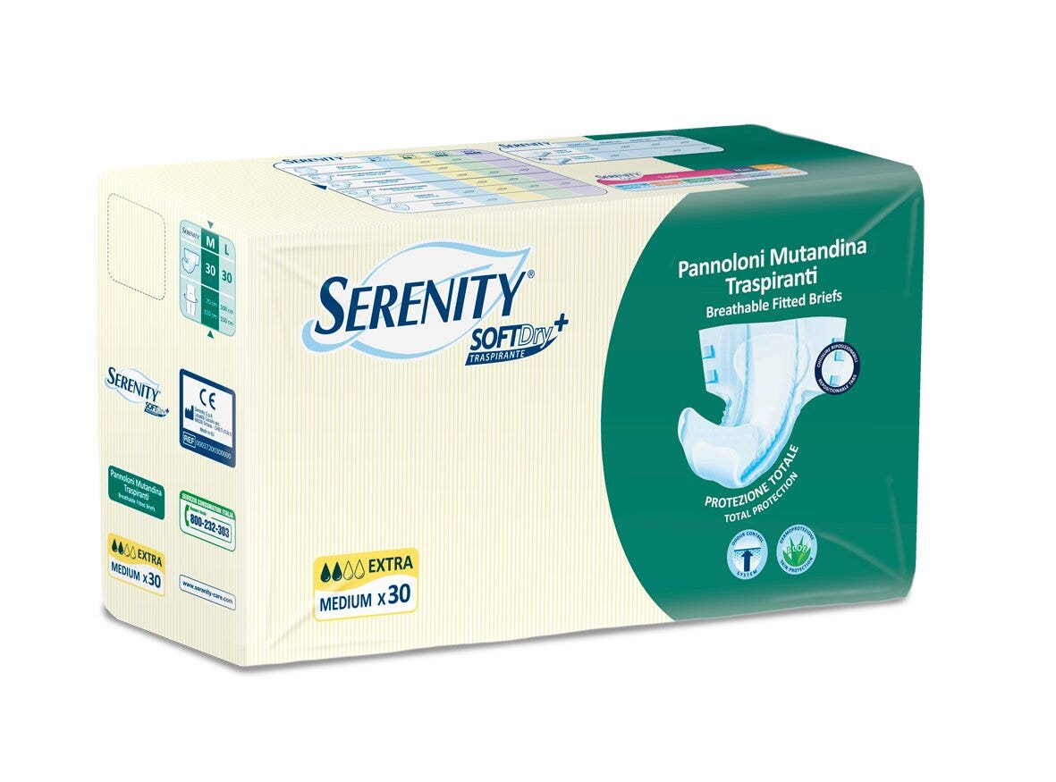 Serenity Softdry Extra Pannolone Incontinenza Large 30 Pezzi-2