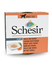 Schesir Pollo Con Papaya Cibo Umido Cani Adulti Lattina 150 g-1
