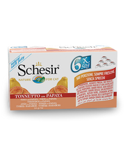 Schesir Tonnetto Con Papaya Lattina Cibo Umido Gatto Adulto 6x50g-3