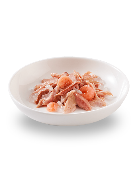 Schesir Tonnetto Con Gamberetti Lattina Cibo Umido Gatto Adulto 85 g-3