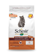 Schesir Sterilized & Ligh Crocchette Gatti Adulti Ricco In Pollo Sacco 400 g-2