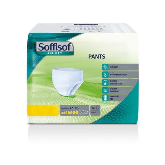 Soffisof Air Dry Pannolone Mutandina Assorbente Extra Taglia Large 14 Pezzi-1