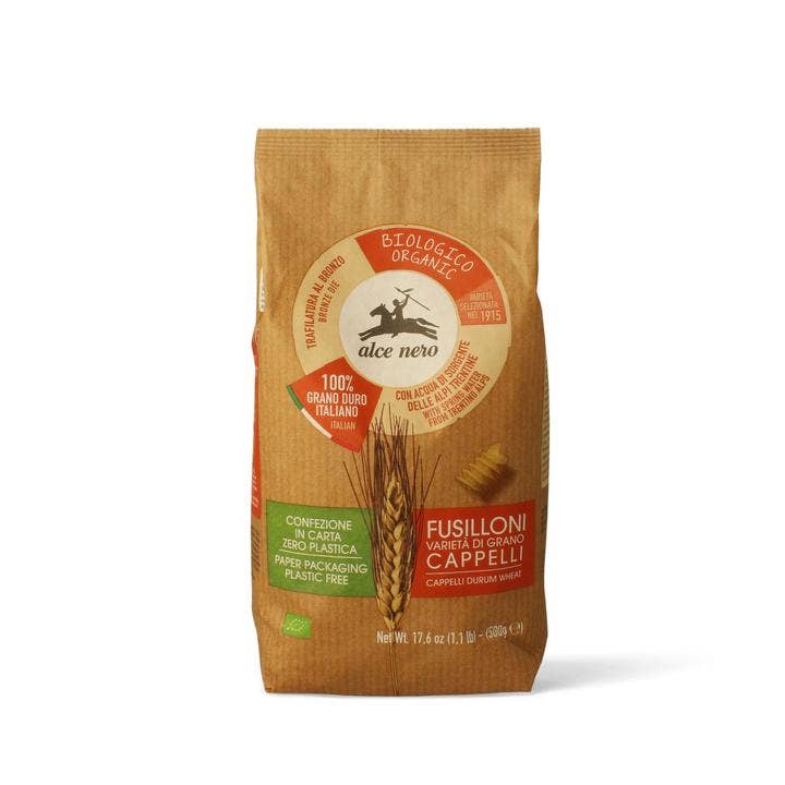 Alce Nero Fusilloni Di Grano Duro Cappelli Bio 500g-2
