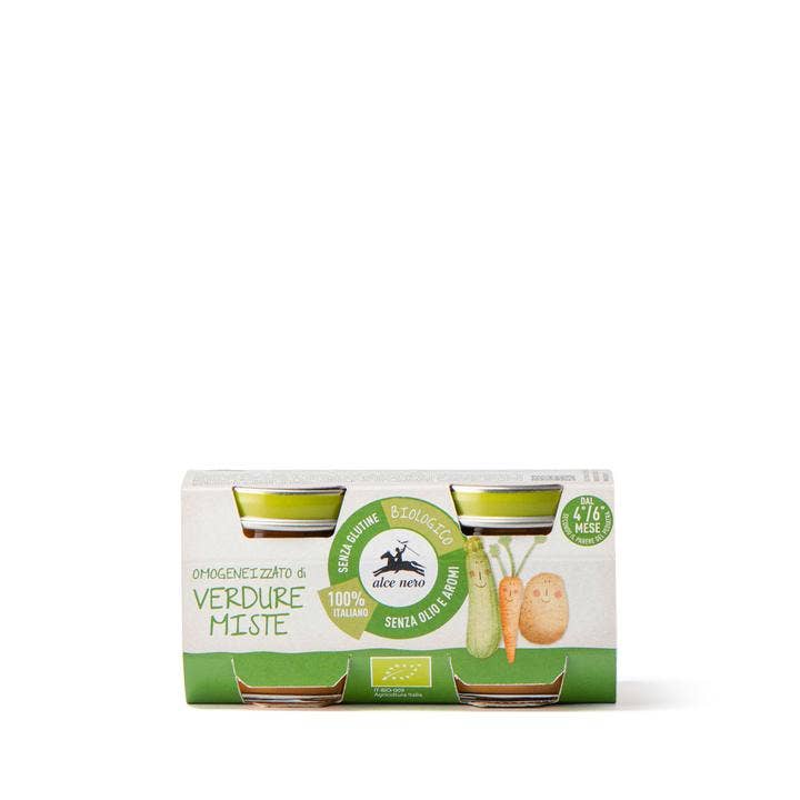 Omogeneizzato Verdure Miste Baby Food Bio 4-6M+ 2x80g  - 3