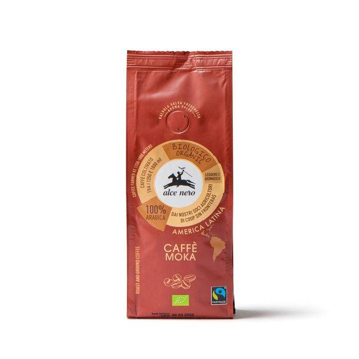 Alce Nero Caffe' 100% Arabica Moka Bio 250g - 2