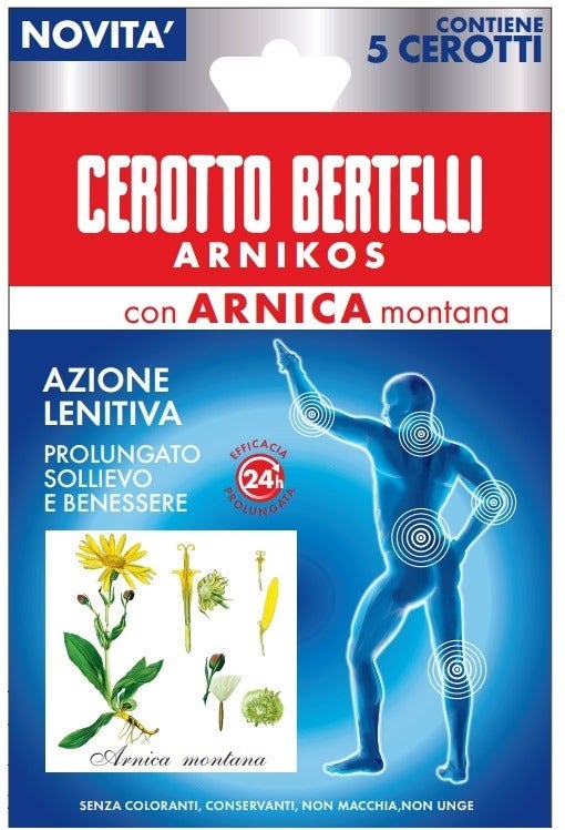 Bertelli Arnikos Cerotto Con Arnica Montana 5 Pezzi-1