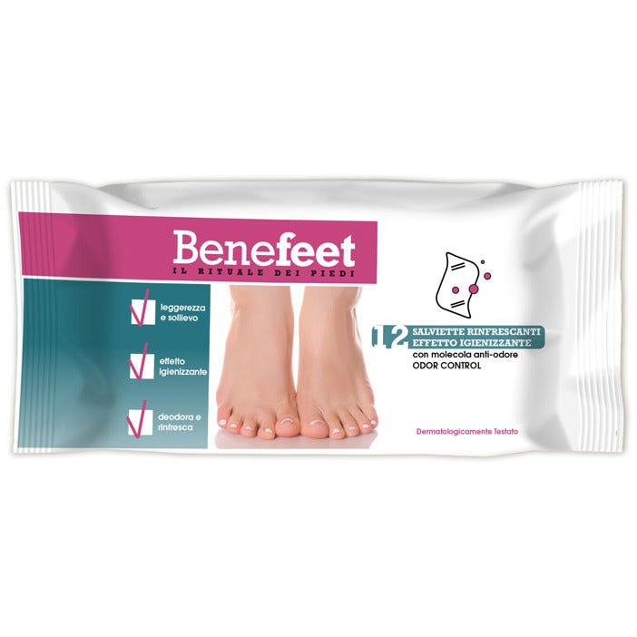 Biogenya Benefeet Salviette Piedi Odor Control 12 Pezzi  - 1