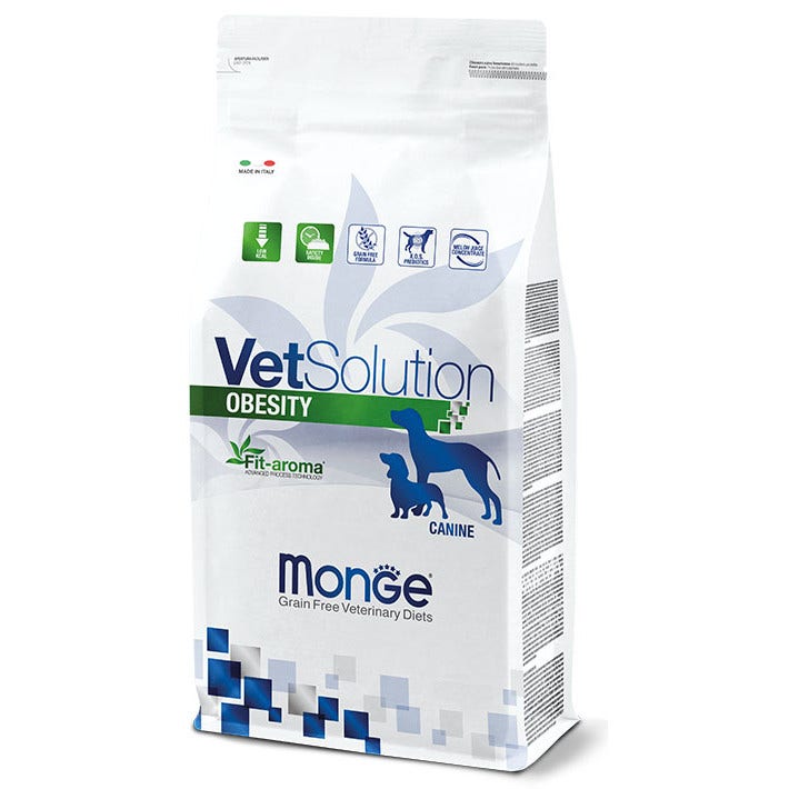Monge Vetsolution Obesity Linea Medica Cibo Secco Cani Sacco 2 Kg-2