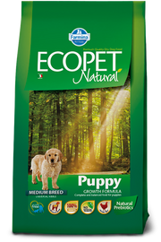 Ecopet Natural PuppyMedium Cibo Secco Per Cani 2,5kg-1