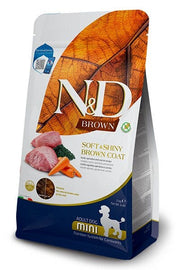 Farmina N&D Brown Dog Mini Agnello Carote E Spirulina Per Cani Adulti Taglia Mini Sacco 2kg-1