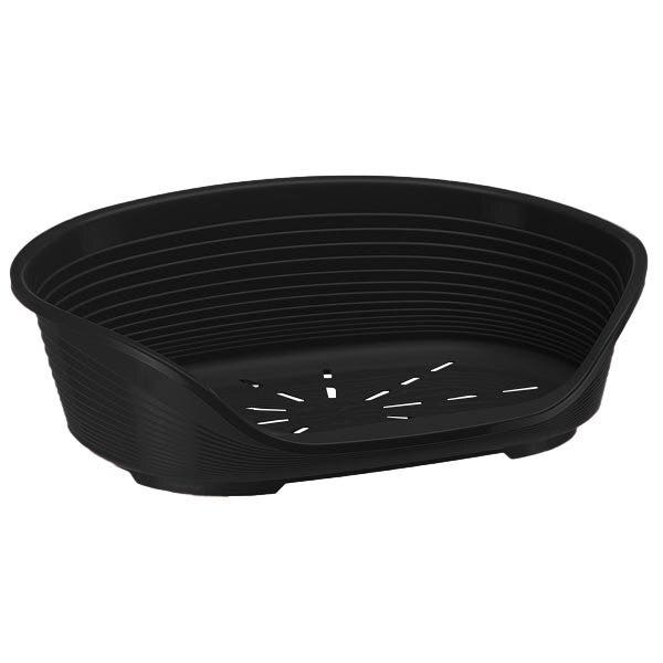 Ferplast Siesta Deluxe Cuccia Cani/Gatti in Plastica Nera Misura 2-1