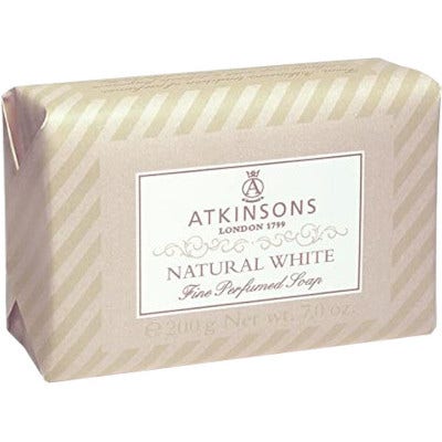 Atkinsons Fine Perfumed Soap Natural White 125gr  - 1