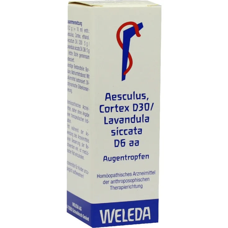 Weleda Aesculus Cortex D30/lavandula Siccata D6 10ml