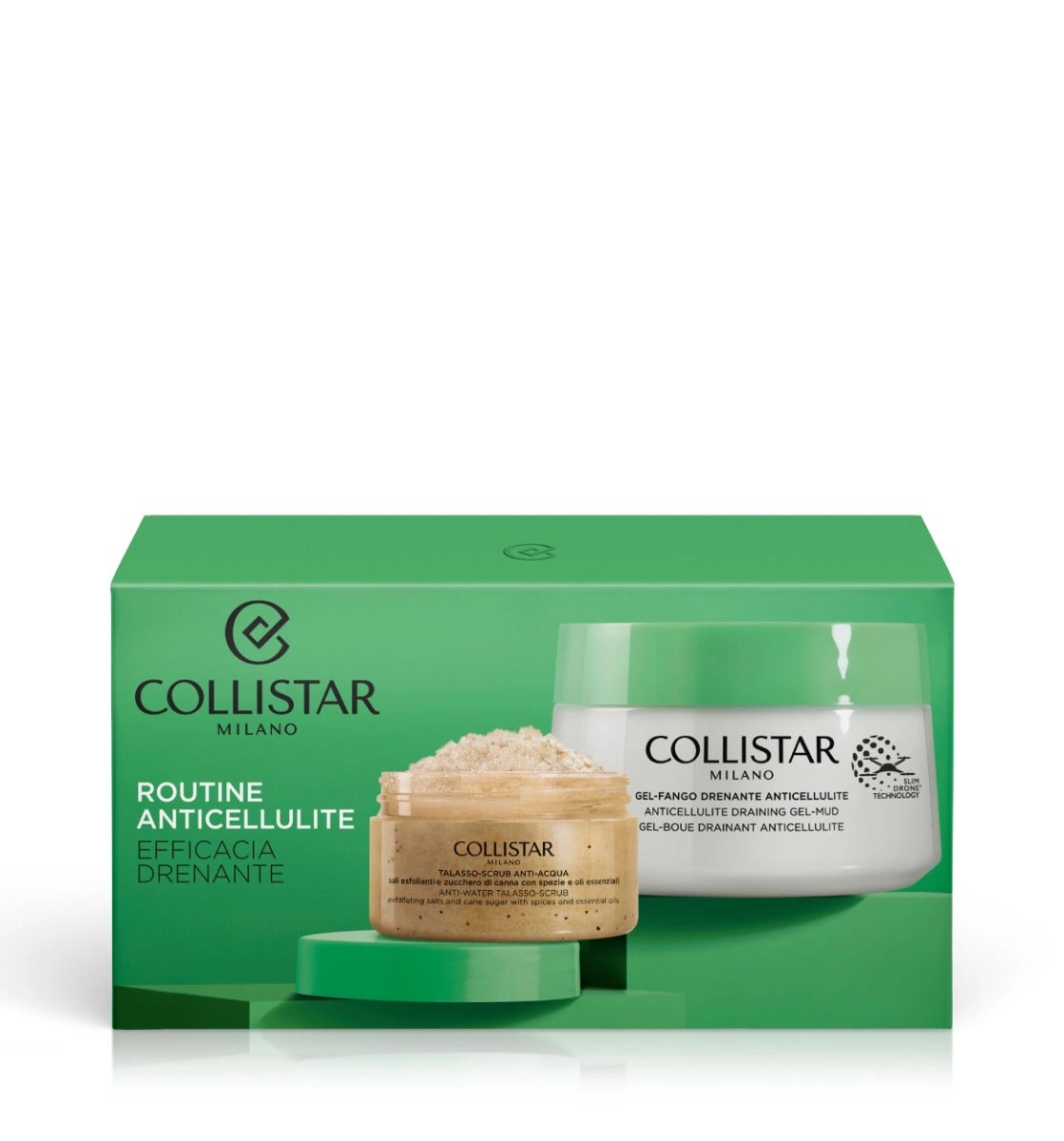 Collistar Cofanetto Routine Anticellulite Talasso Scrub Anti-acqua 150g + Gel Fango Drenante 400ml-1