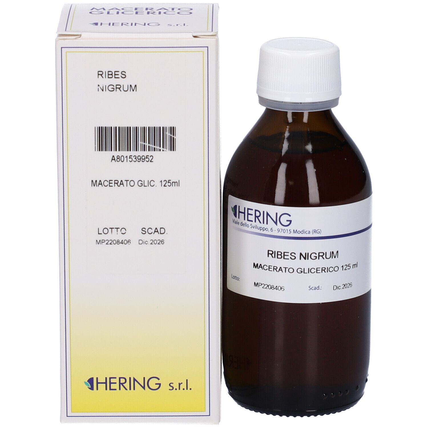 Hering Ribes Nigrum Macerato Glicerico 125ml