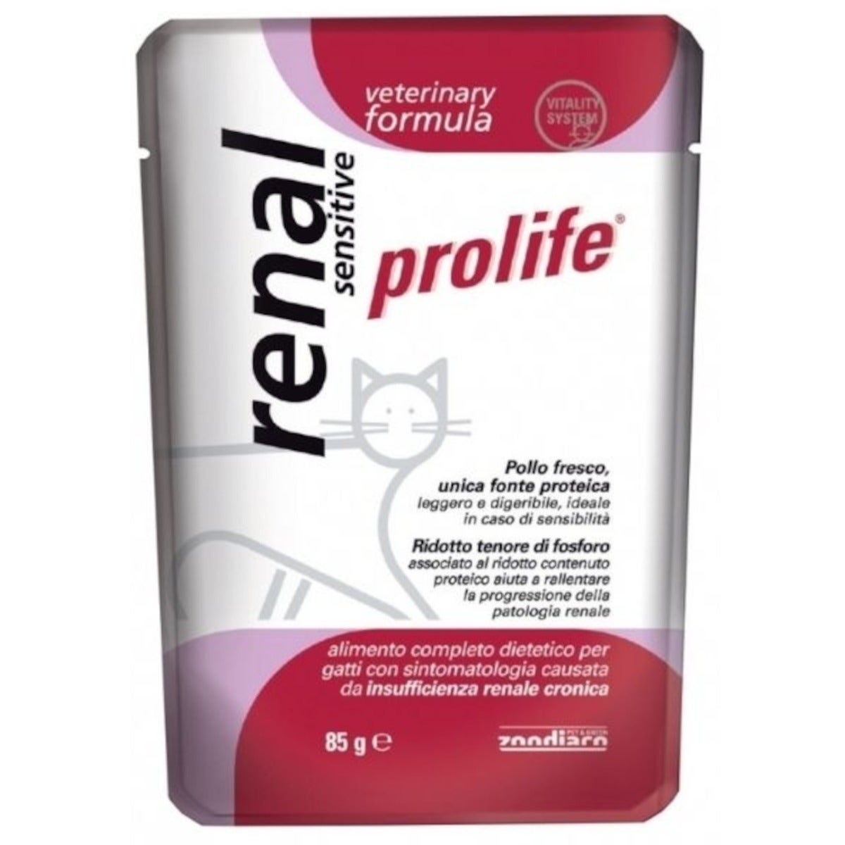 Prolife Veterinary Formula Renal Sensitive Cibo Umido Per Gatti Bustina 85g-1