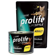 Prolife Life Style Pollo Fresco Cibo Umido Per Gatti Adulti Bustina 200g-1