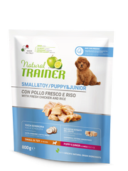 Natural Trainer Crocchette Pollo Fresco Per Cuccioli Taglia Piccola Sacco 800g-2