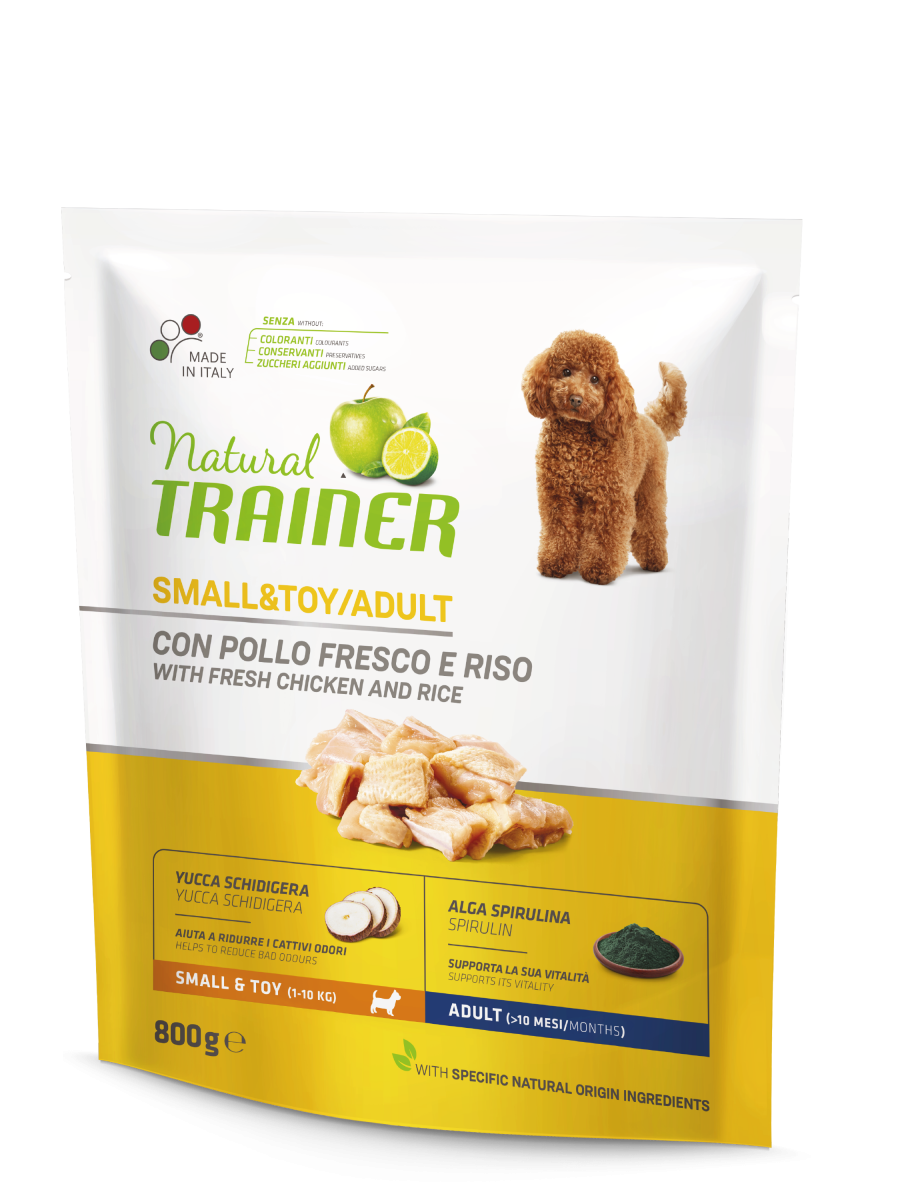 Natural Trainer Crocchette Pollo/Riso Per Cani Adulti Di Taglia Piccola 800g-2