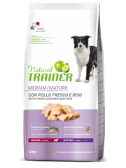 Natural Trainer Crocchette Pollo Fresco Per Cani Adulti Taglia Media 12kg-2