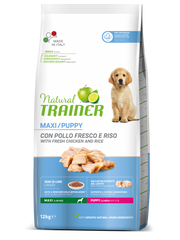 Natural Trainer Crocchette Pollo Fresco Per Cuccioli Taglia Grande Sacco 12kg-2