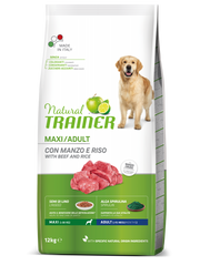 Natural Trainer Crocchette Manzo/Riso Per Cani Adulti Taglia Grande Sacco 12kg-2