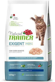 Natural Trainer Exigent Crocchette Con Carni Bianche Per Gatti Adulti Sacco 1,5kg-1
