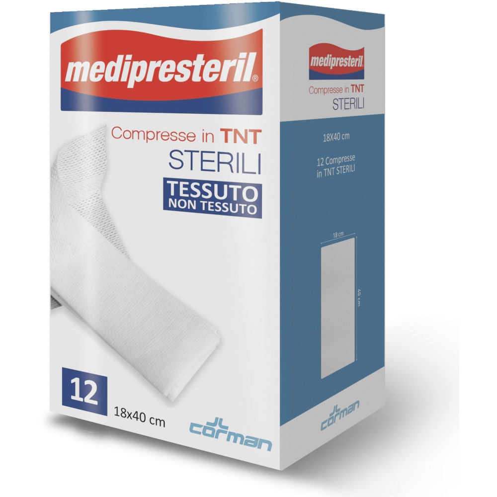 Medipresteril Compresse In TNT Sterili 18x40 12 Pezzi-1