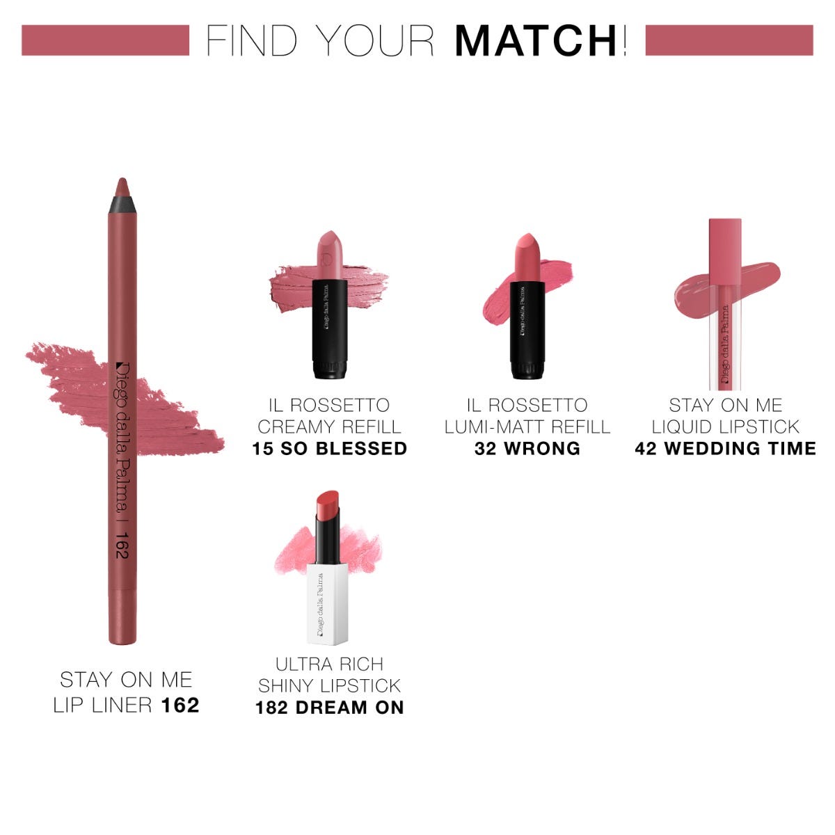 Stay On Me Lip Liner 162 Rosa Antico