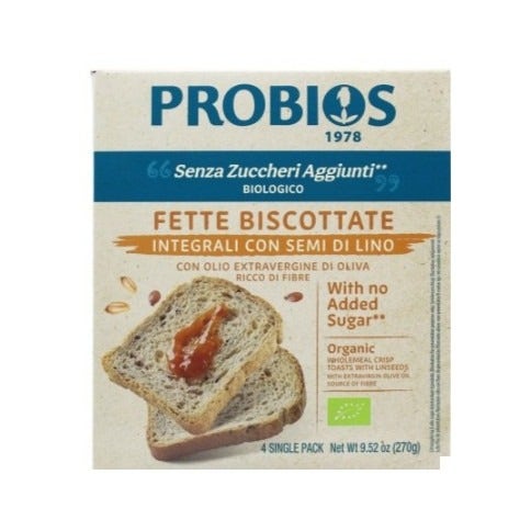 Fette Biscottate Integrali Ai Semi Di Lino Senza Zucchero 270g-4