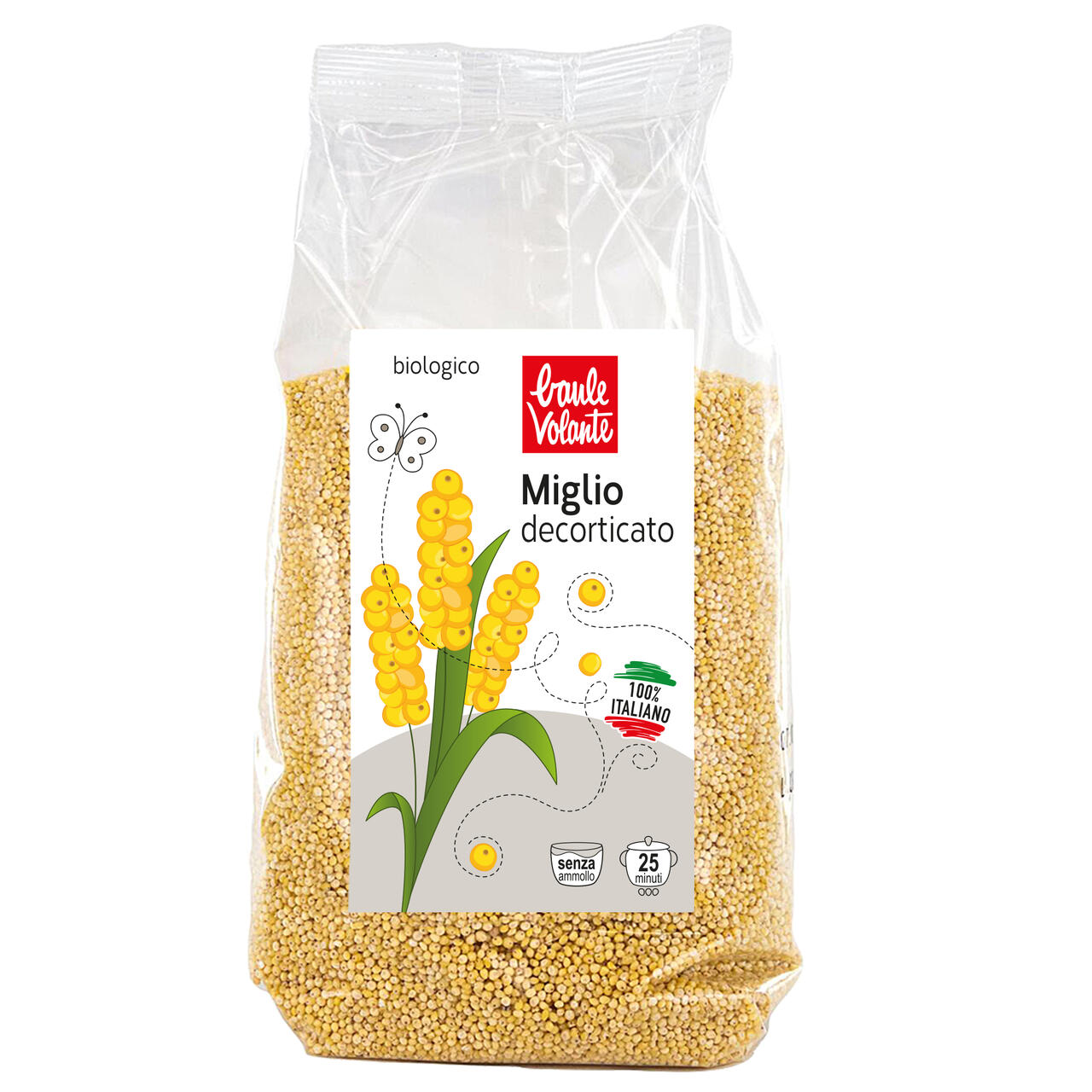Baule Volante Miglio Decorticato Bio 1kg