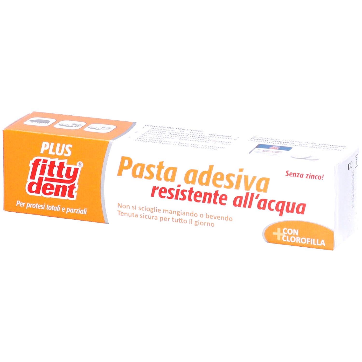 Fittydent Plus Pasta Adesiva Per Protesi Con Clorofilla-2