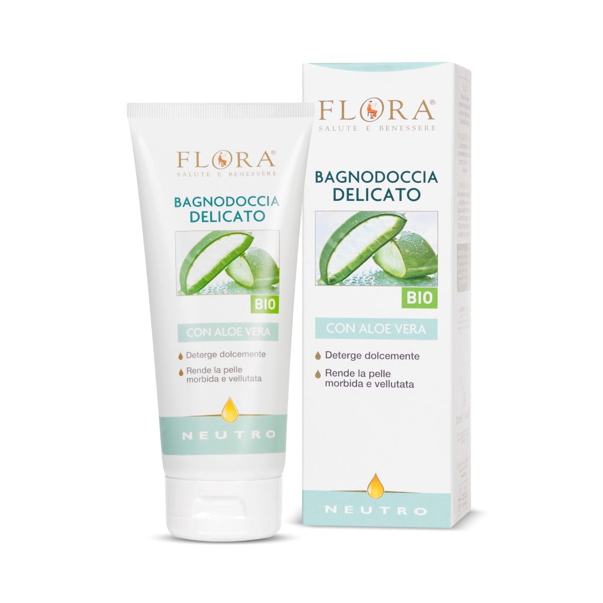 Flora Bagno Doccia Neutro Bio 200ml-1
