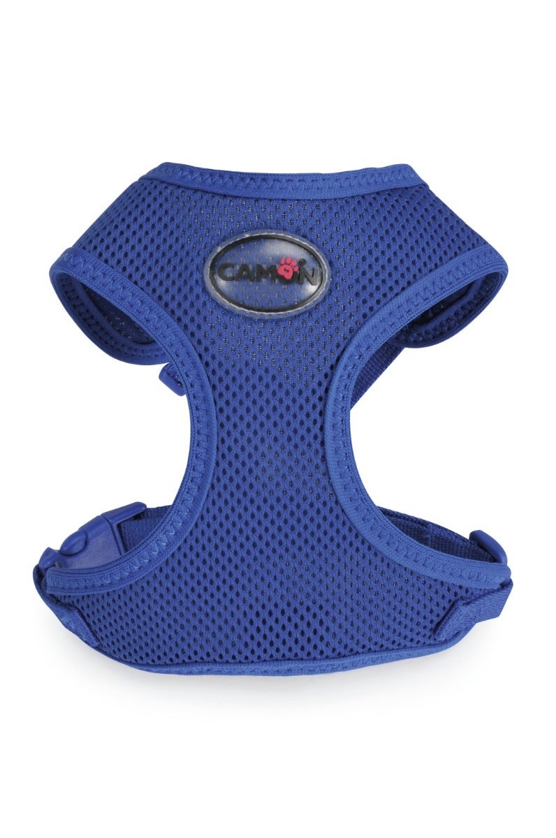 Camon Pettorina Mesh Con Doppia Regolazione Azzurro Per Cani Taglia XS-1