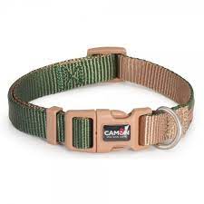 Camon Collare Regolabile Double Premium Verde/Ecru Per Cani Cuccioli 20x360cm/480mm-2