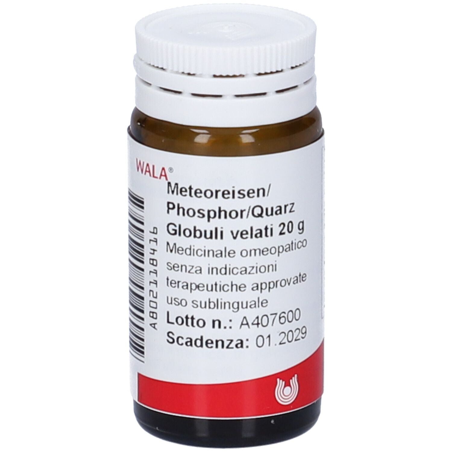 Wala Meteoreisen Phosphor Quarz 20g Globuli