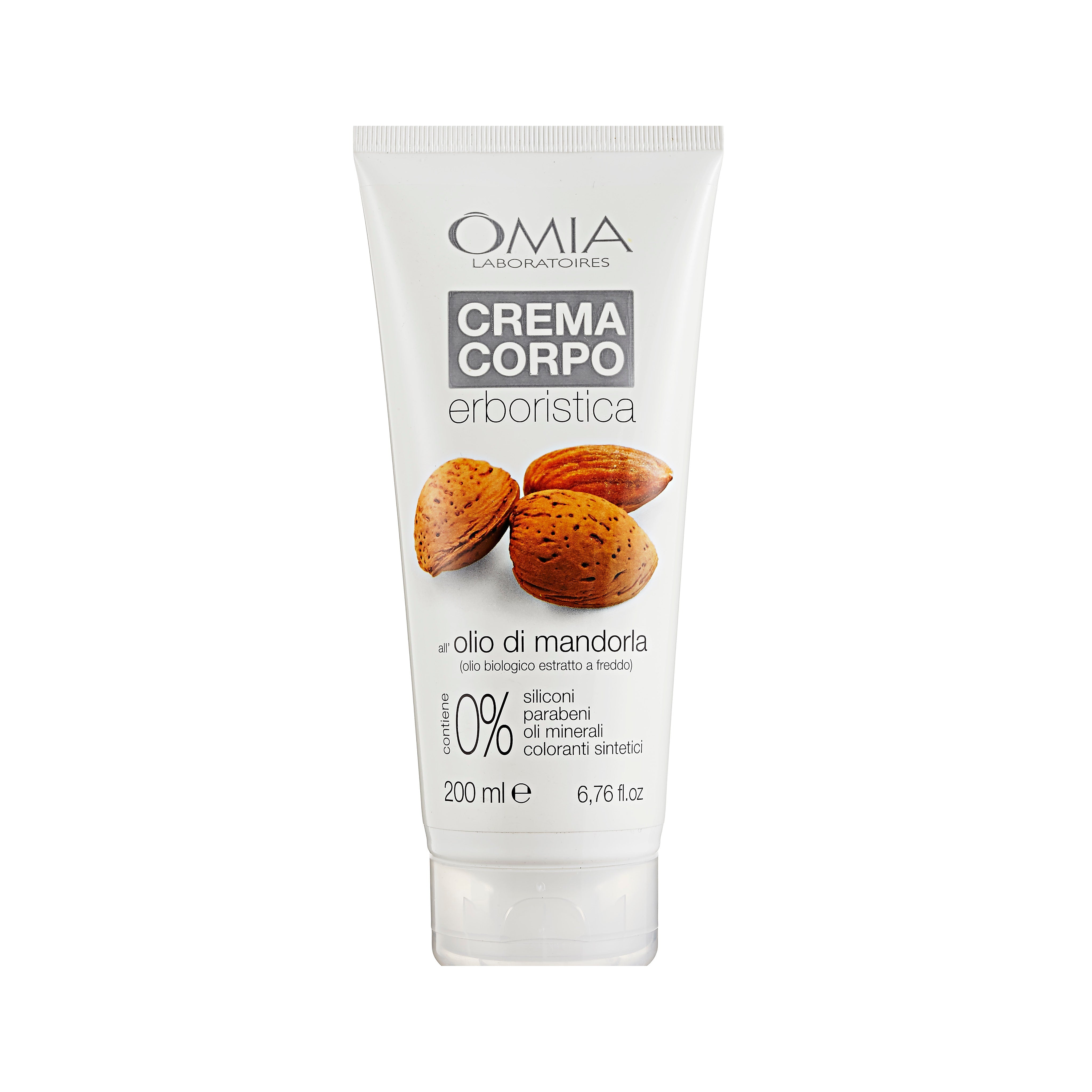 Omia Crema Corpo Erboristica Olio di Mandorla 200 ml  - 1
