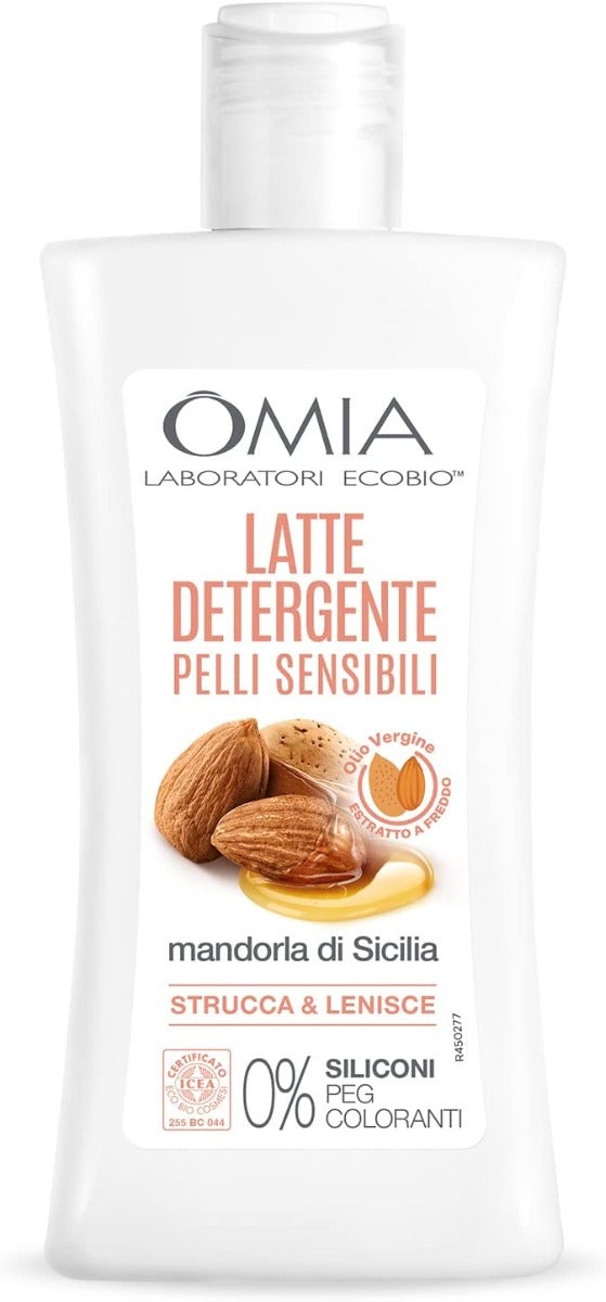 Omia Latte Detergente Viso Ecobio Pelli Sensibili 200ml-2