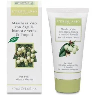 L'Erbolario Maschera Viso All'argilla E Alla Propoli 50ml-1