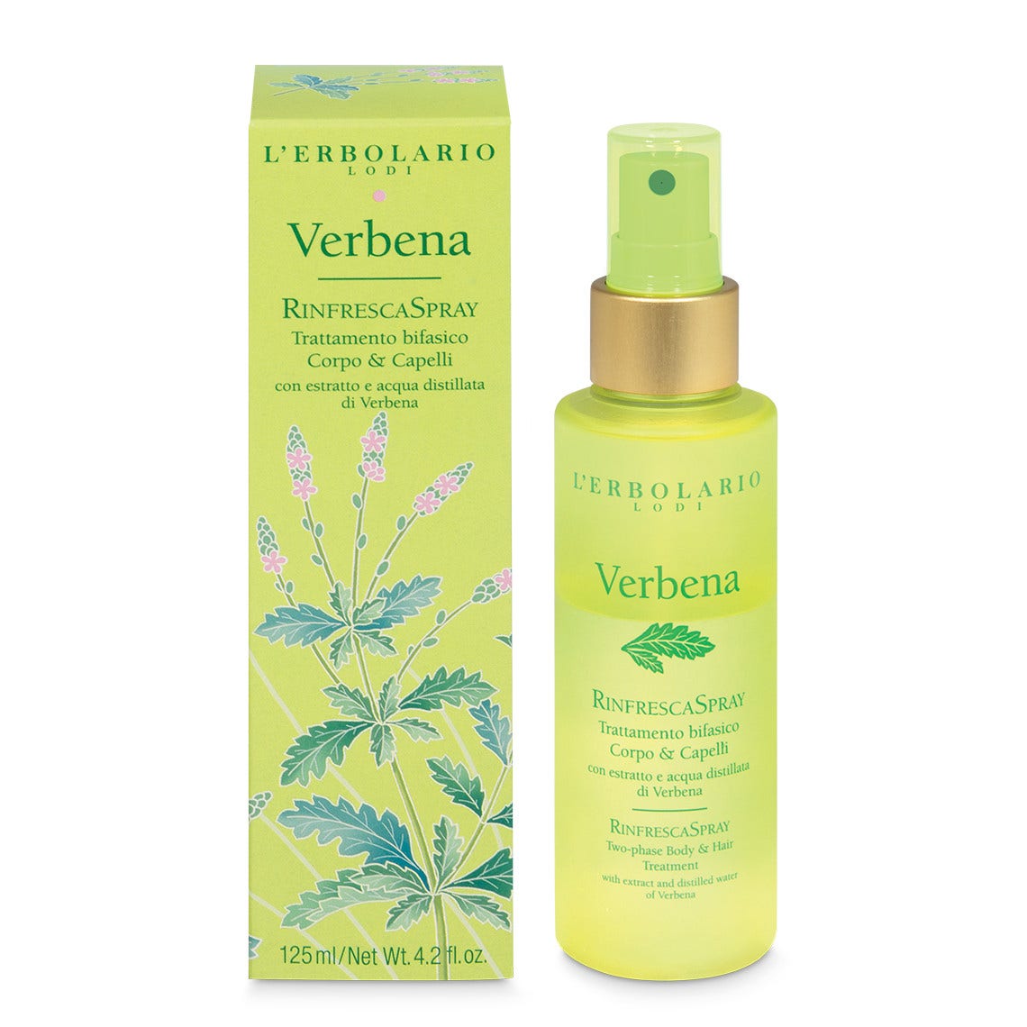 L'Erbolario RinfrescaSpray Corpo & Capelli Verbena 125ml-1