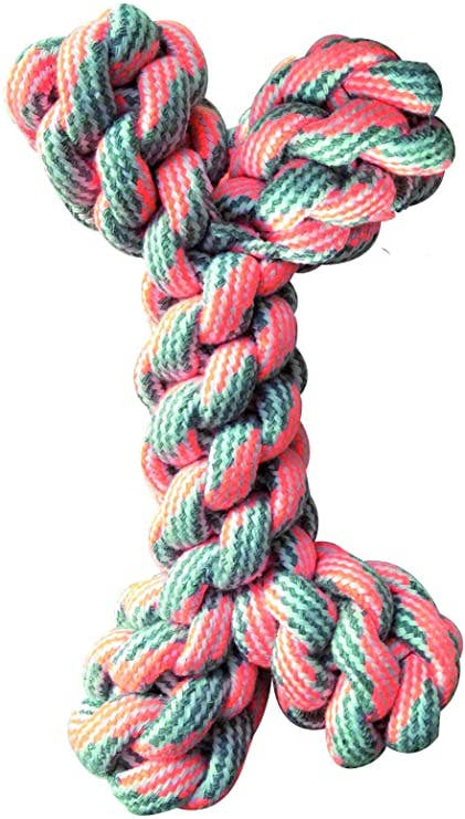 Croci Cotonosso Bicolor Pastel Orange Gioco Per Cani 20cm-1