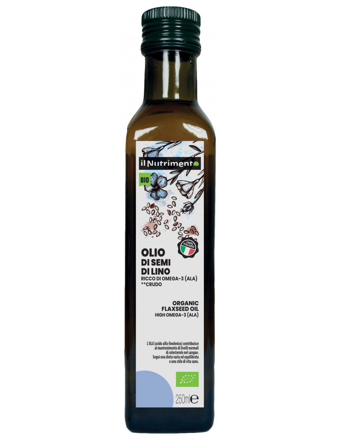 NUT OLIO DI SEMI DI LINO 250ML