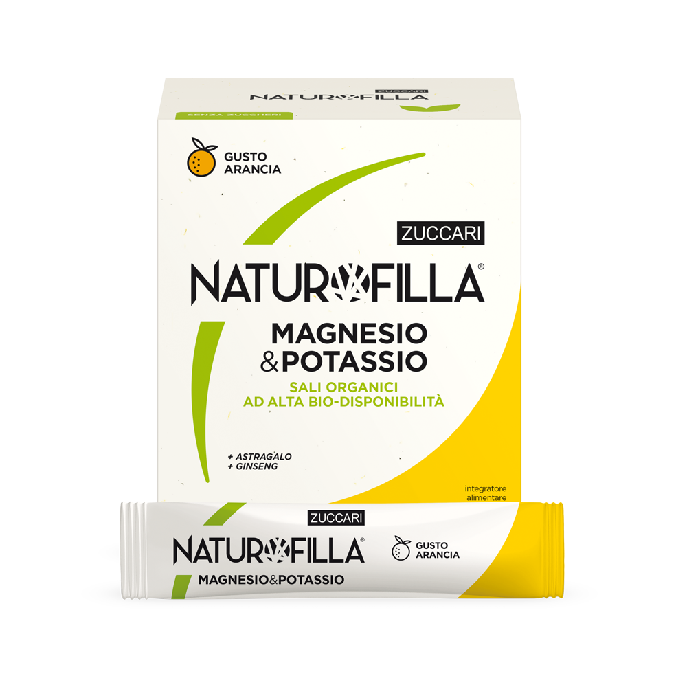 Naturofilla Magnesio E Potassio Gusto Arancia 28 Stick-3