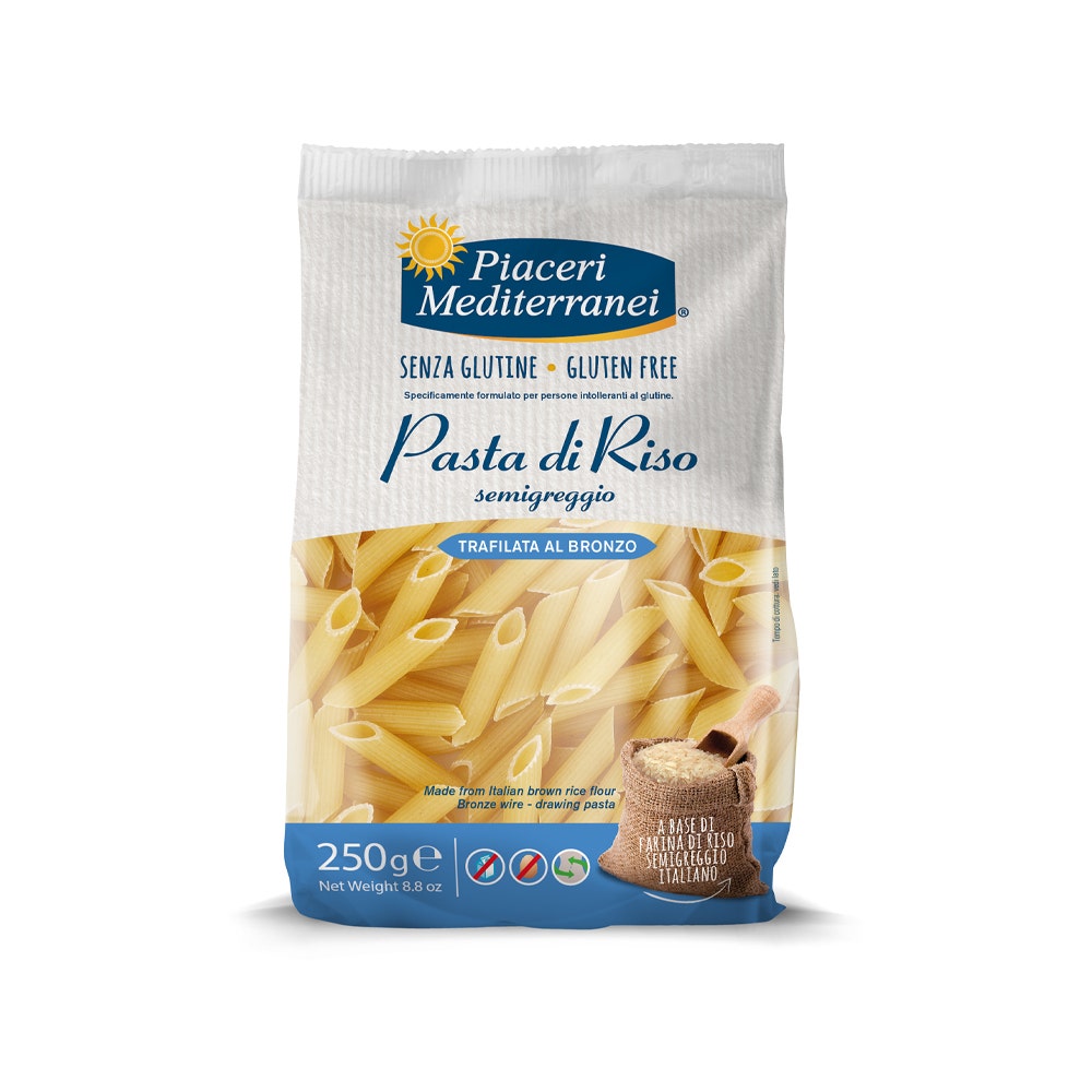 Piaceri Mediterranei Pasta Di Riso Penne Rigate 250g-4