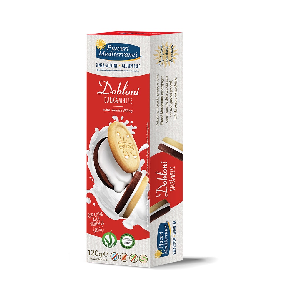 Piaceri Mediterranei Dobloni Dark E White 120g-2