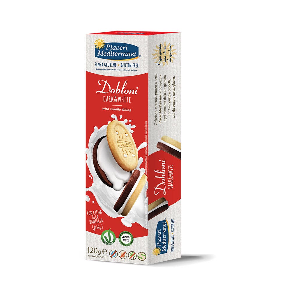 Piaceri Mediterranei Dobloni Dark E White 120g-3